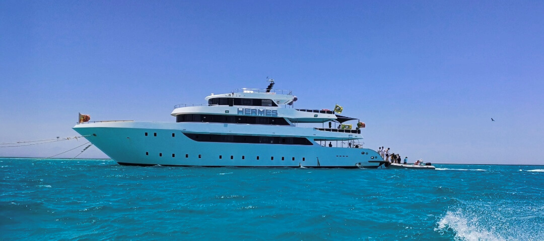vida a bordo del yate HERMES de Egipto